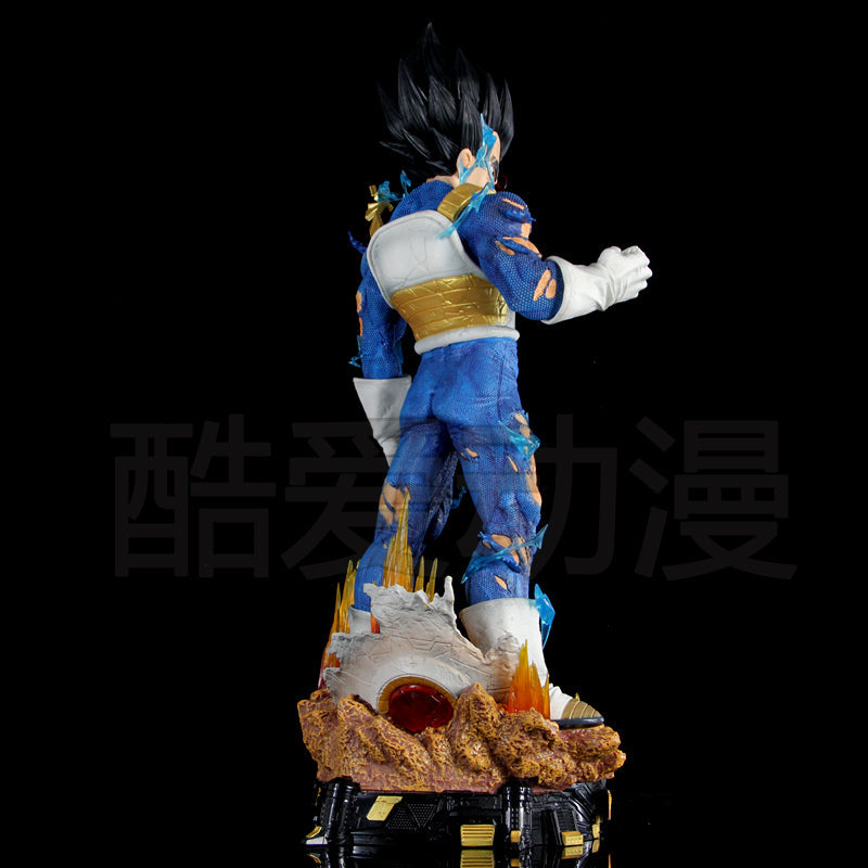 Dragon Ball Vegeta Figure 3 Heads 23cm Pvc Model Action Figures Gk Statue Collection Room Decoration Model Kids Birthday Gifts