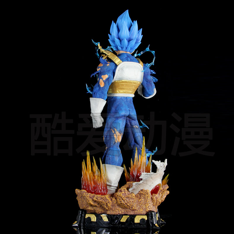 Dragon Ball Vegeta Figure 3 Heads 23cm Pvc Model Action Figures Gk Statue Collection Room Decoration Model Kids Birthday Gifts