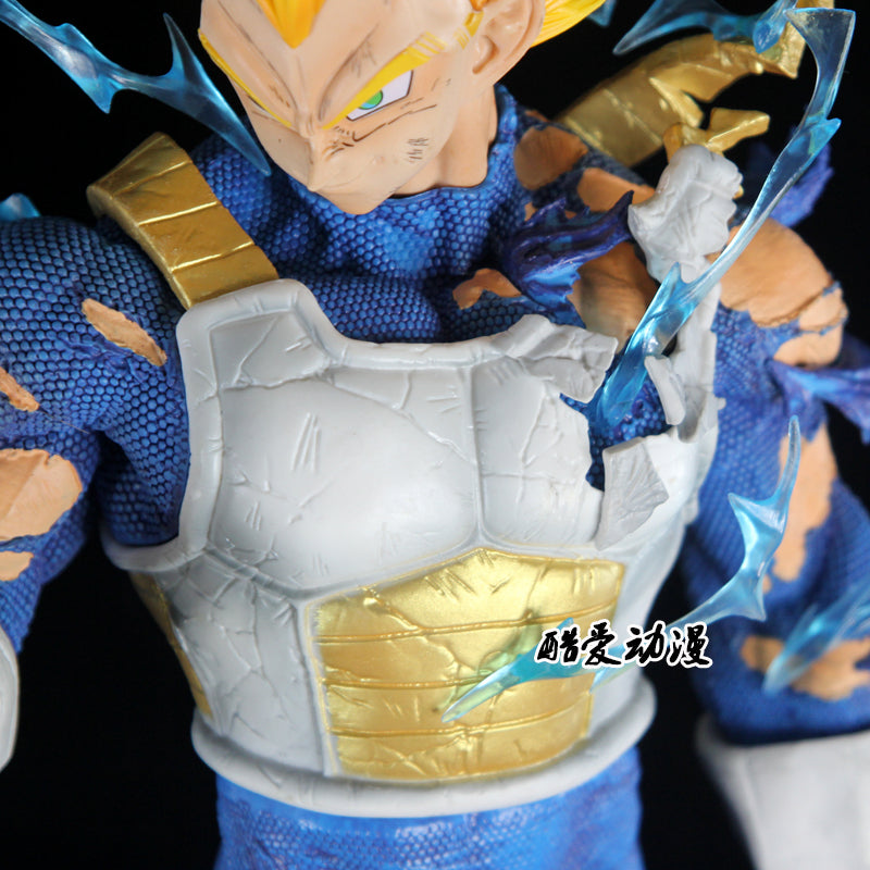 Dragon Ball Vegeta Figure 3 Heads 23cm Pvc Model Action Figures Gk Statue Collection Room Decoration Model Kids Birthday Gifts