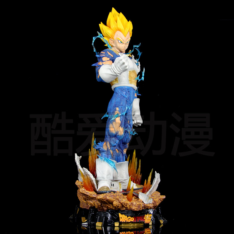 Dragon Ball Vegeta Figure 3 Heads 23cm Pvc Model Action Figures Gk Statue Collection Room Decoration Model Kids Birthday Gifts