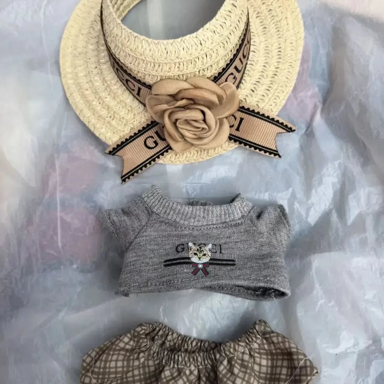 Labubu Designer Headwear Couture Doll Outfit