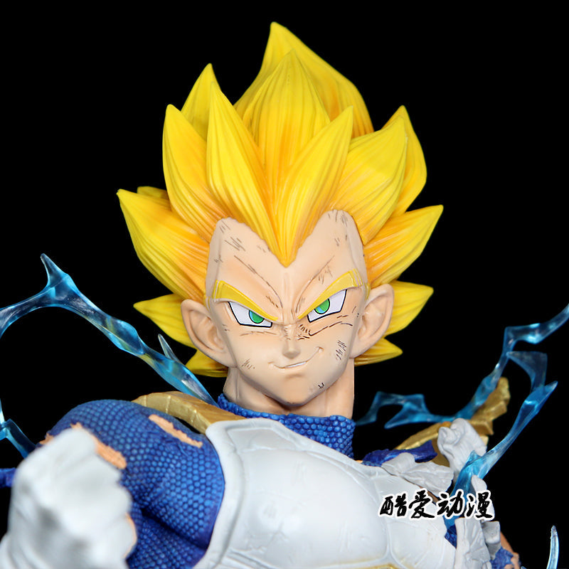 Dragon Ball Vegeta Figure 3 Heads 23cm Pvc Model Action Figures Gk Statue Collection Room Decoration Model Kids Birthday Gifts