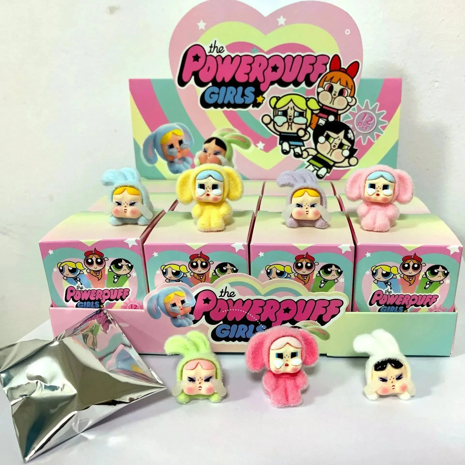 Miniature Cry Baby and Labubu Blind Box (Set of 12) Action Figure