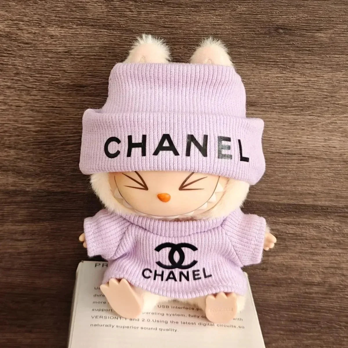 Labubu Luxury Winter Outfit Set Style 5 Doll Outfit