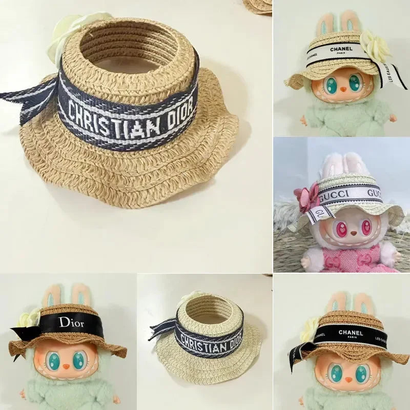 Labubu Designer Headwear Couture Doll Outfit