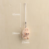 Labubu Pocket Imp Pendant Brown Plush Keychain