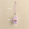 Labubu Pocket Imp Pendant Purple Plush Keychain