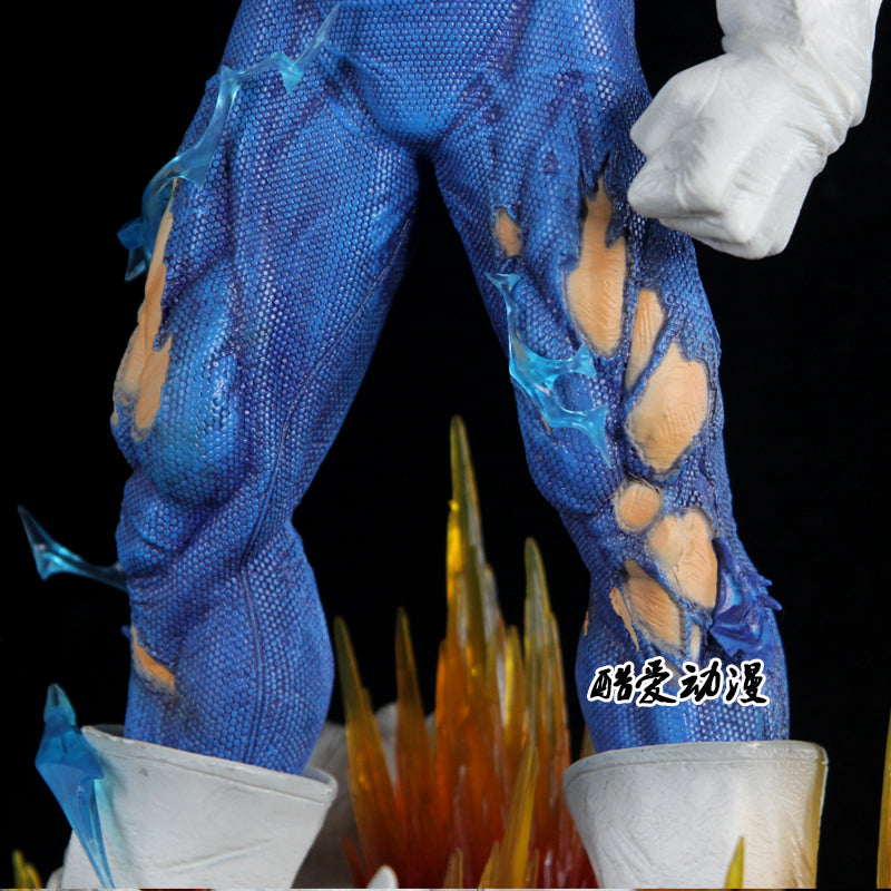 Dragon Ball Vegeta Figure 3 Heads 23cm Pvc Model Action Figures Gk Statue Collection Room Decoration Model Kids Birthday Gifts