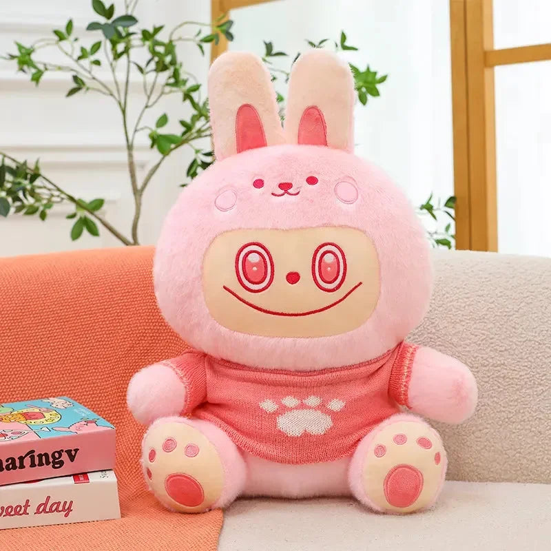 Laboobu's Playful Disguise Plush Pink Plush Toys