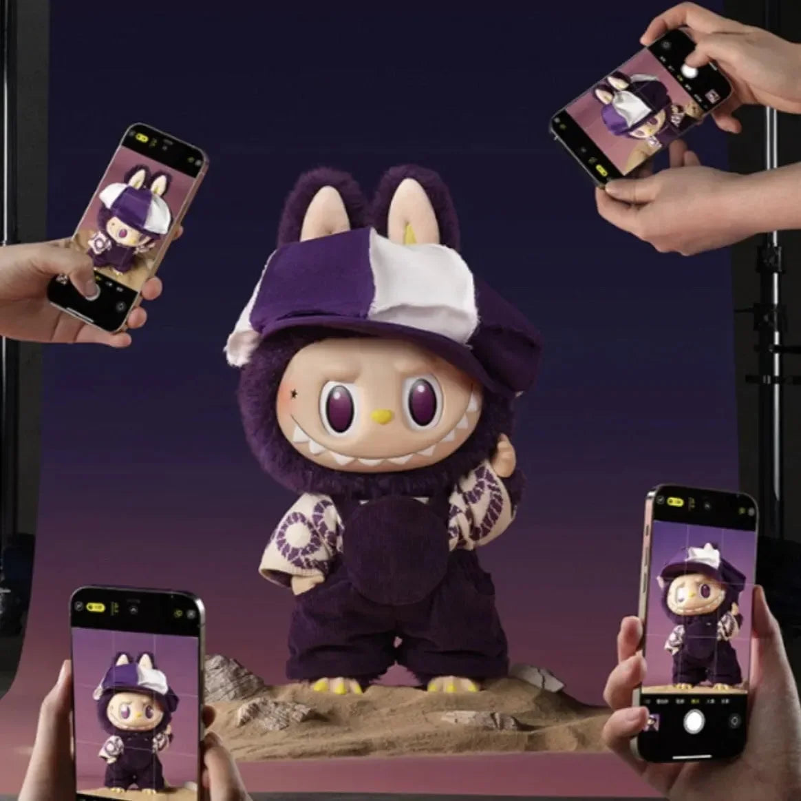 POP MART Milan Fashion Week Labubu Plush Plush Toys