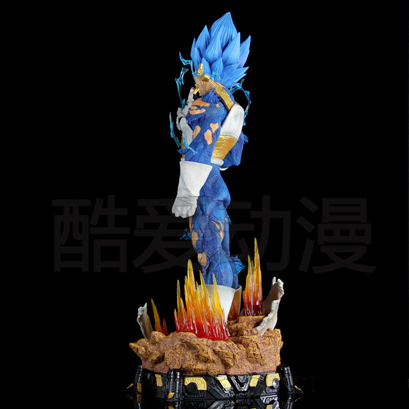 Dragon Ball Vegeta Figure 3 Heads 23cm Pvc Model Action Figures Gk Statue Collection Room Decoration Model Kids Birthday Gifts