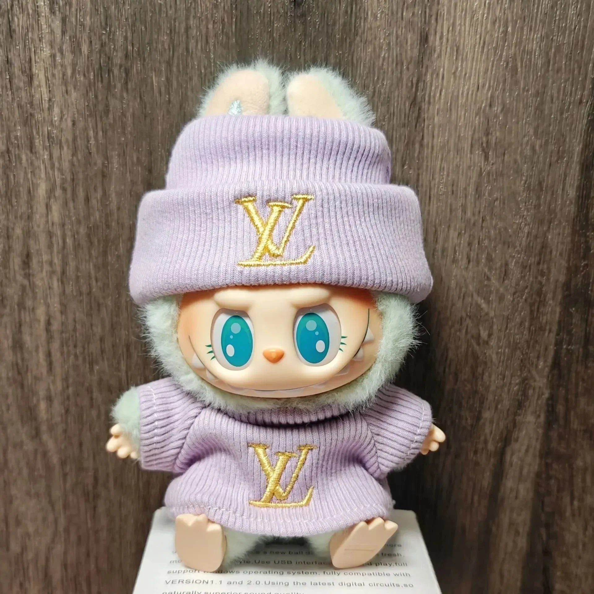 Labubu Luxury Winter Outfit Set Style 7 Doll Outfit