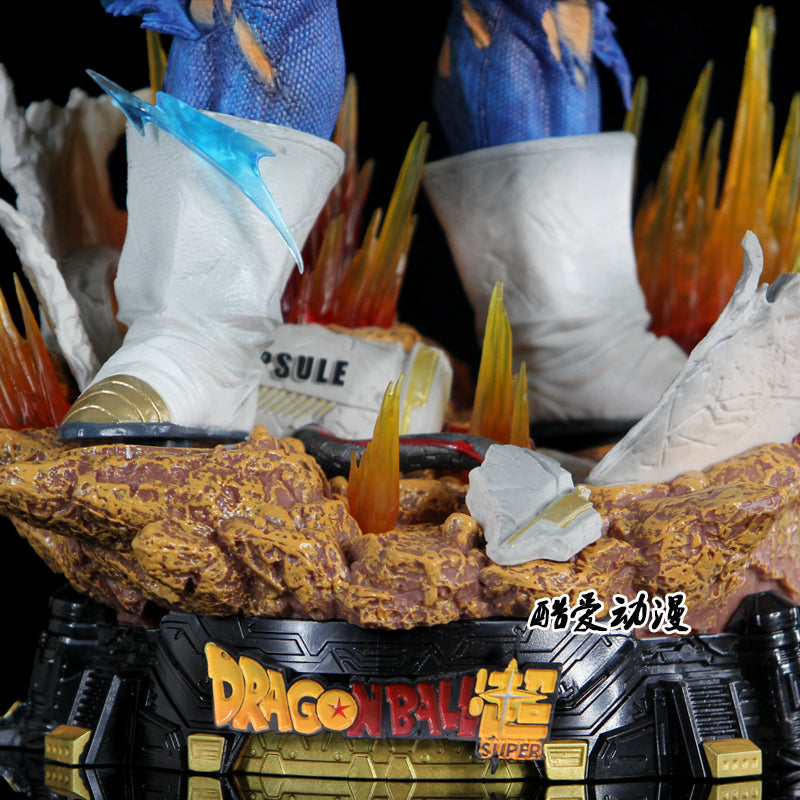 Dragon Ball Vegeta Figure 3 Heads 23cm Pvc Model Action Figures Gk Statue Collection Room Decoration Model Kids Birthday Gifts