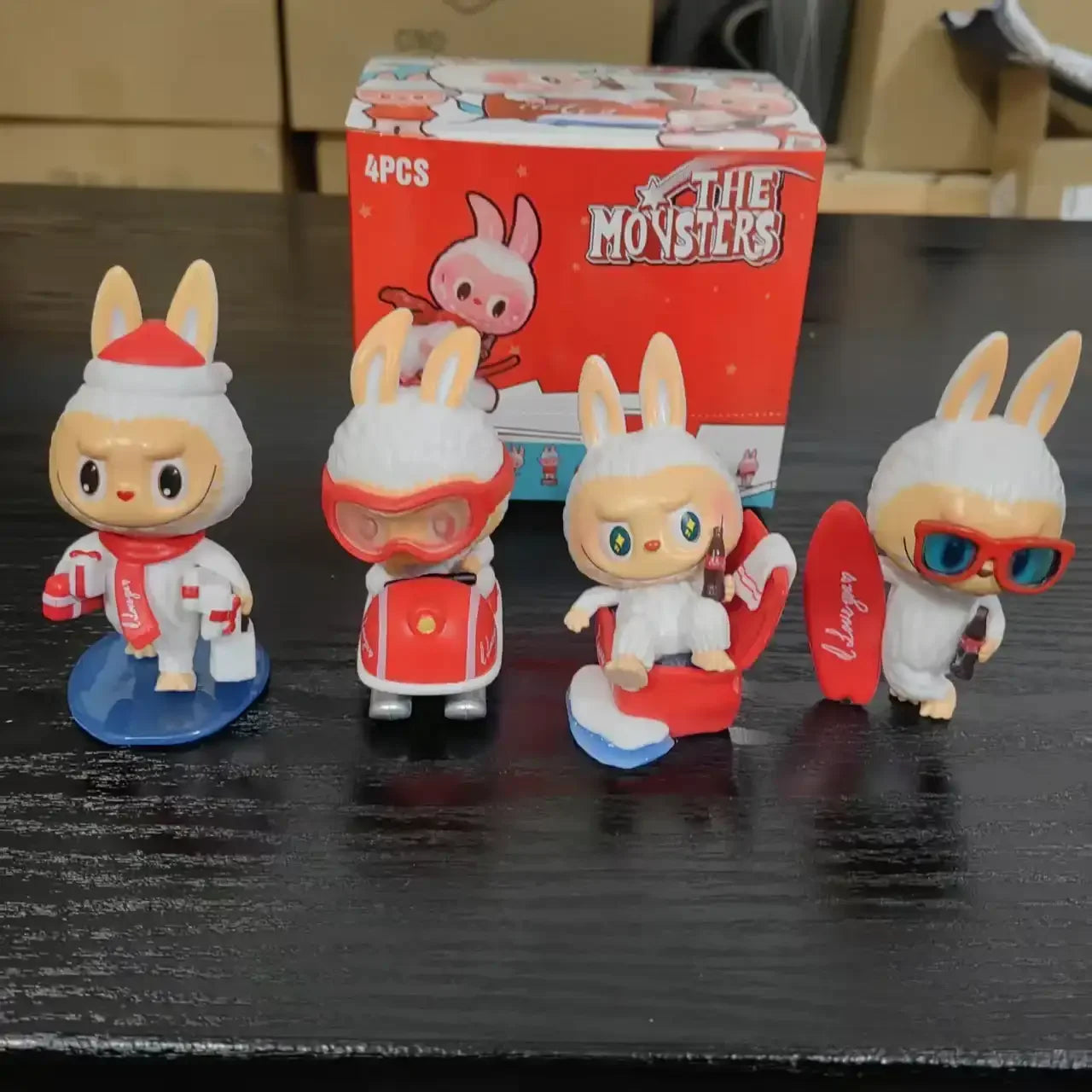 Labubu Coke Vinyl Mini Figurines Blind Boxed Set Action Figure