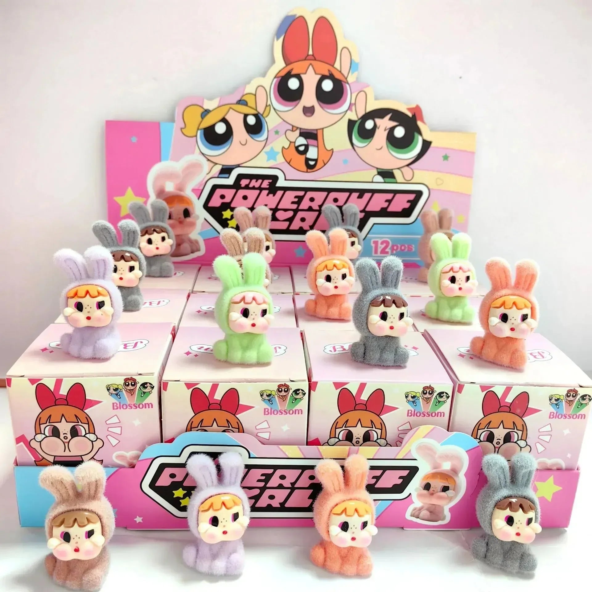 Miniature Cry Baby and Labubu Blind Box (Set of 12) Style 1 Action Figure