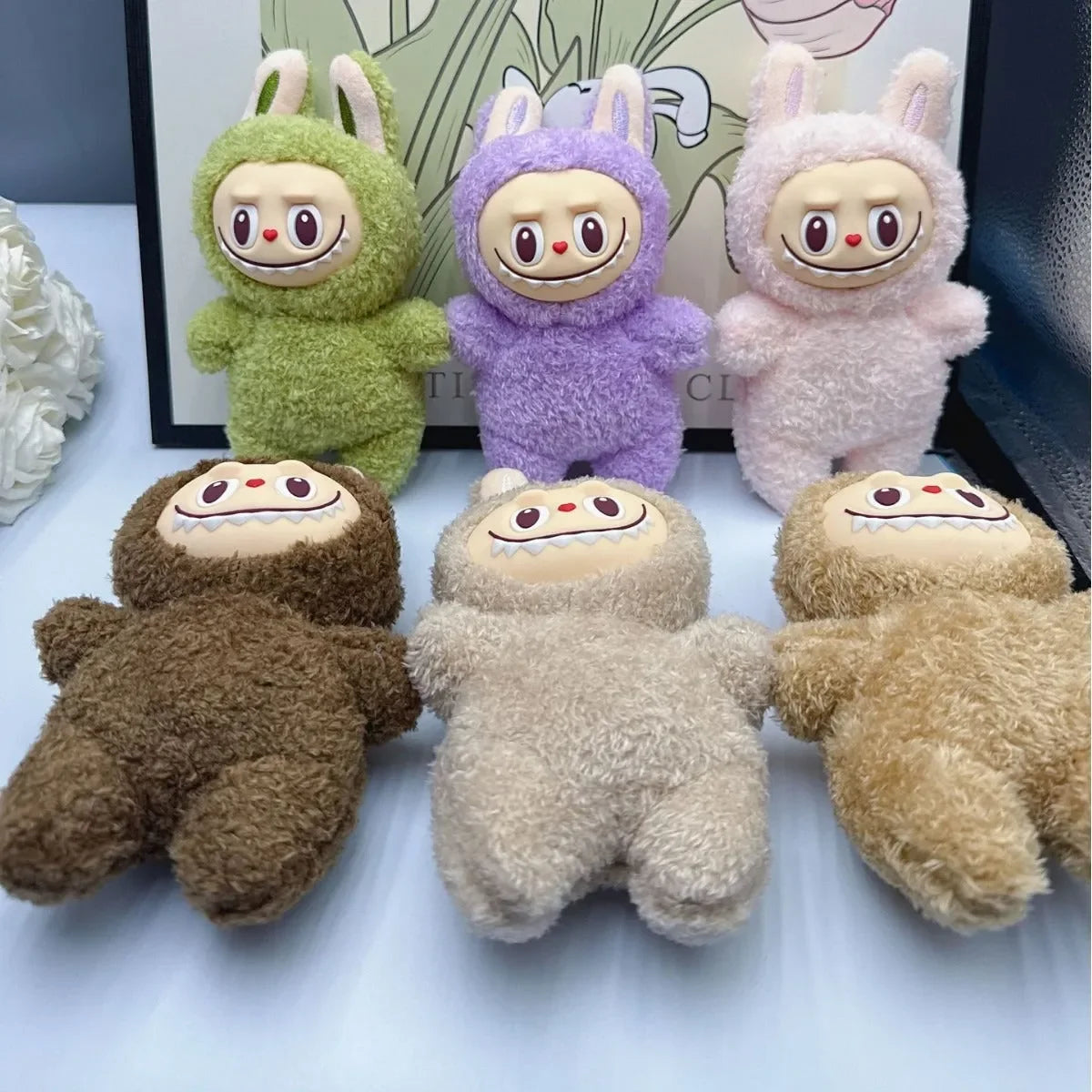 Labubu Monsters Cosplay Plush Pendant Plush Keychain