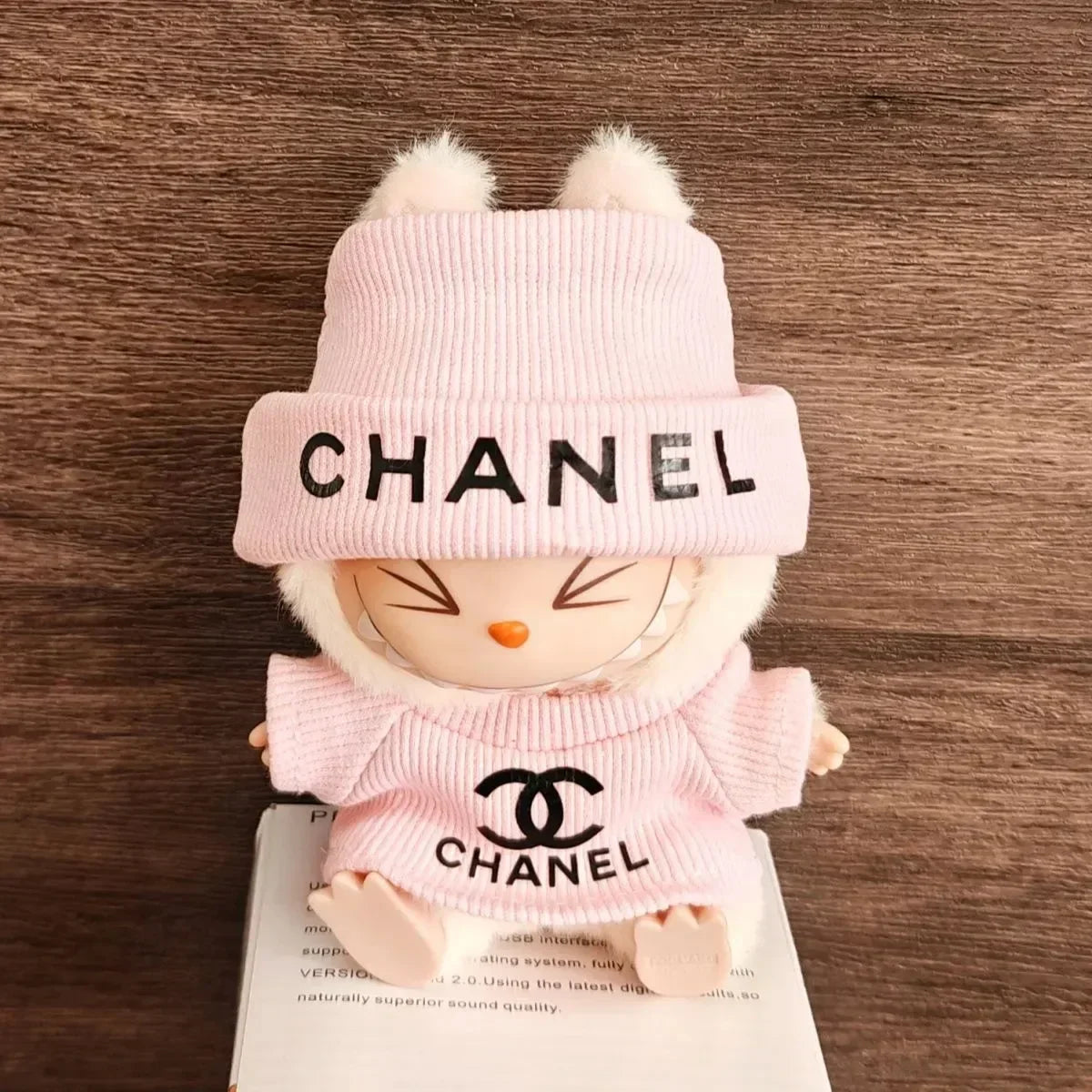 Labubu Luxury Winter Outfit Set Style 4 Doll Outfit