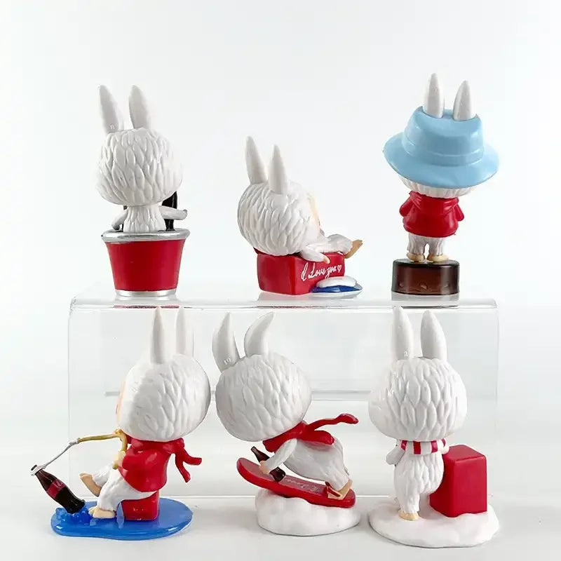 Labubu Coke Vinyl Mini Figurines Blind Boxed Set Action Figure