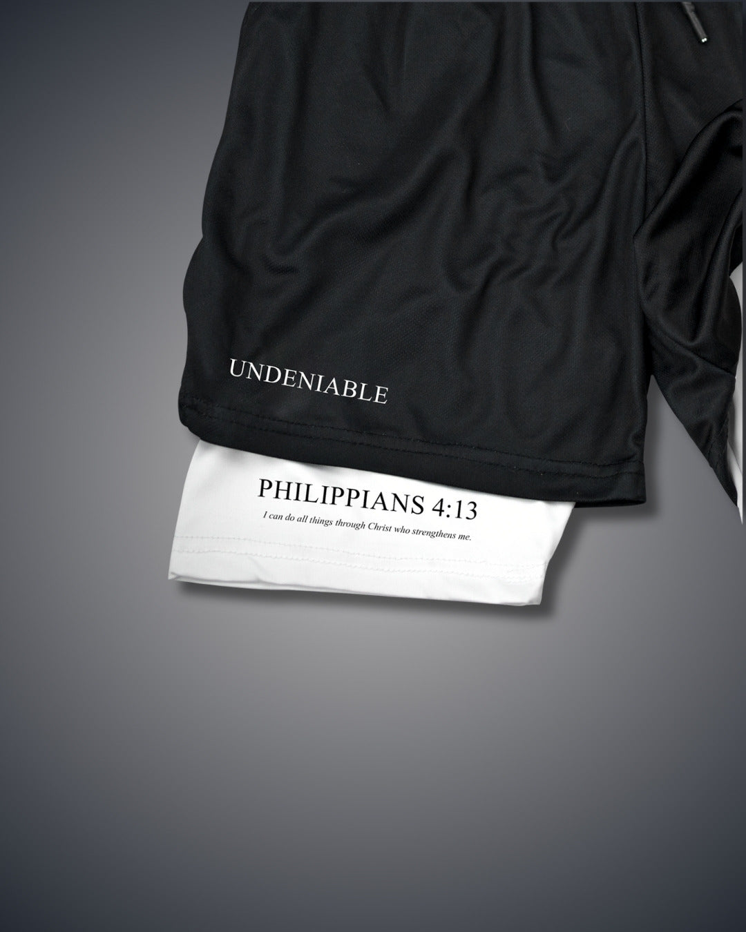 Philippians 4:13 Warrior Performance Shorts Performance shorts