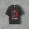 ASTA x Void Harajuku Vintage Washed Anime Tee Black t-shirt