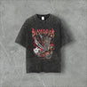 ASTA x Black Clover Harajuku Vintage Washed Anime Tee Black t-shirt