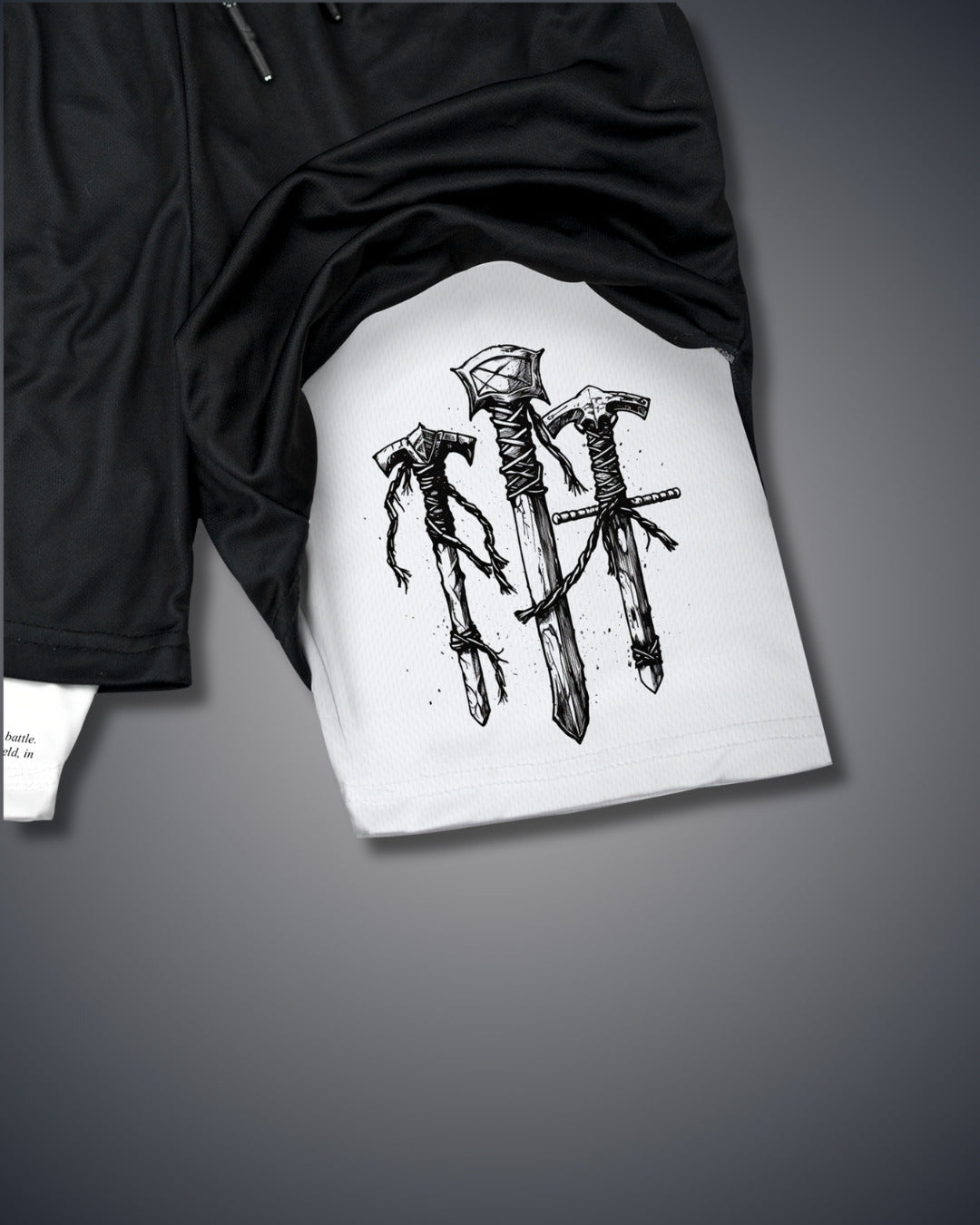Psalm 144:1-2 Battle Sword Performance Shorts Performance shorts