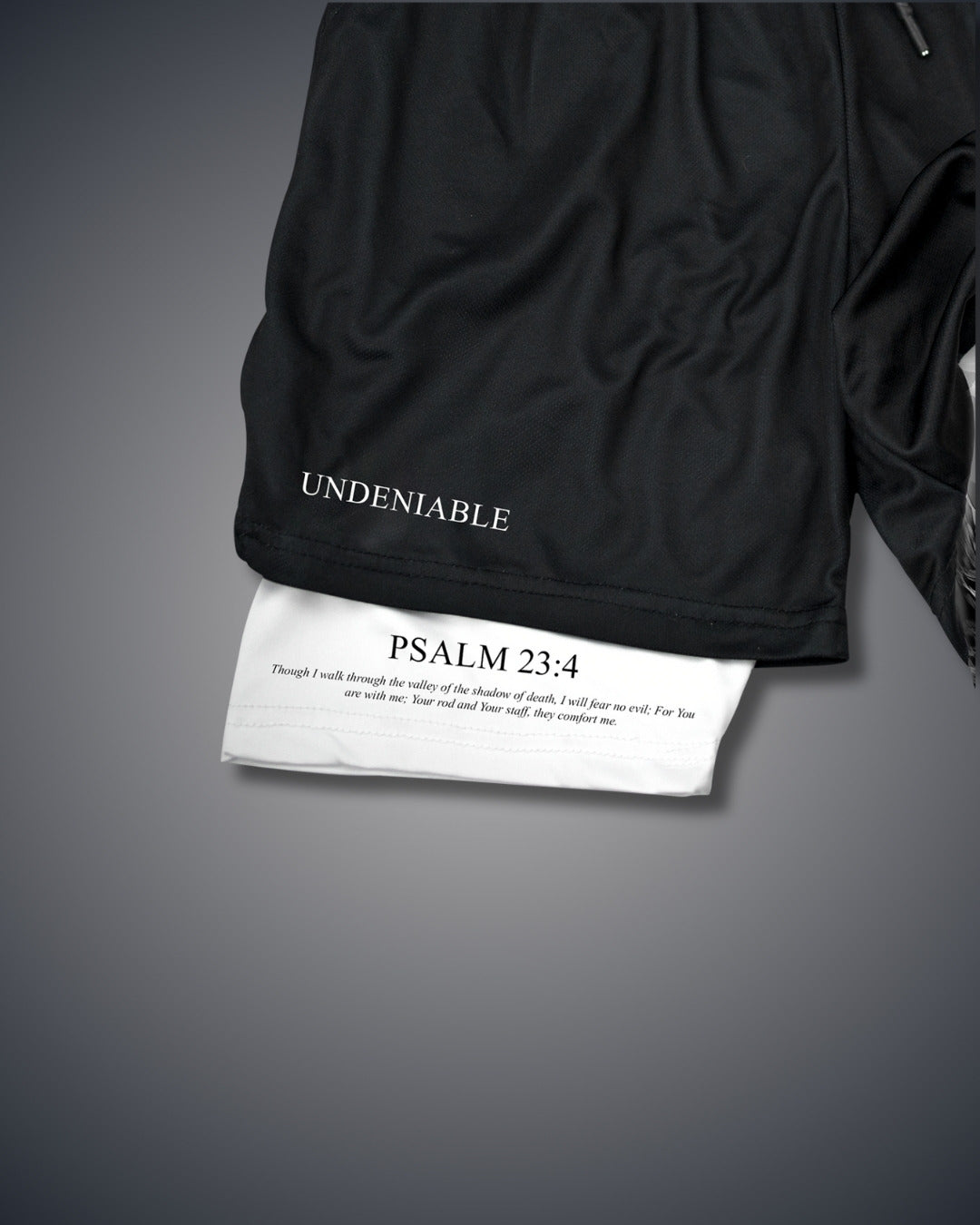 Psalm 23:4 Shadow Of Death Performance Shorts Performance shorts