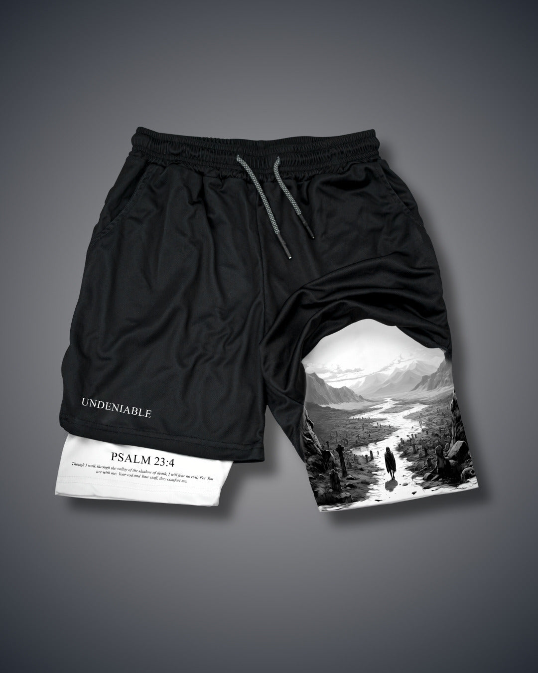 Psalm 23:4 Shadow Of Death Performance Shorts Performance shorts