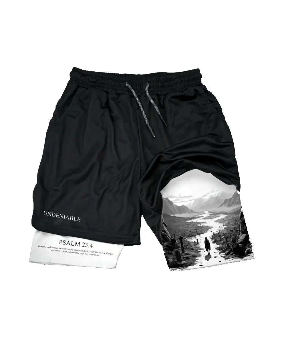 Psalm 23:4 Shadow Of Death Performance Shorts Performance shorts