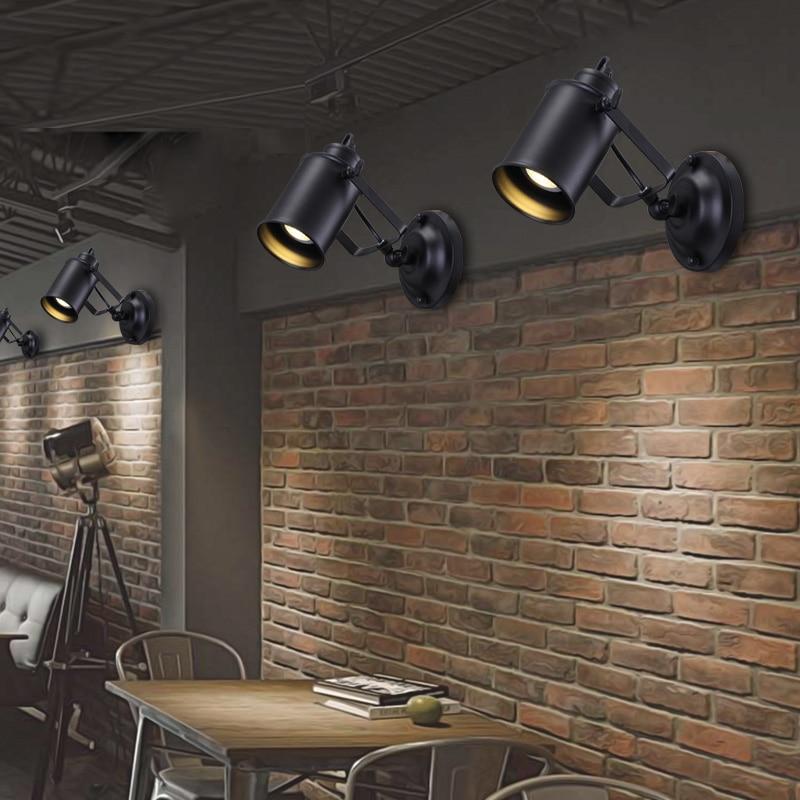 Calarbo™ Mont - Modern Industrial Adjustable Wall Lamp Black