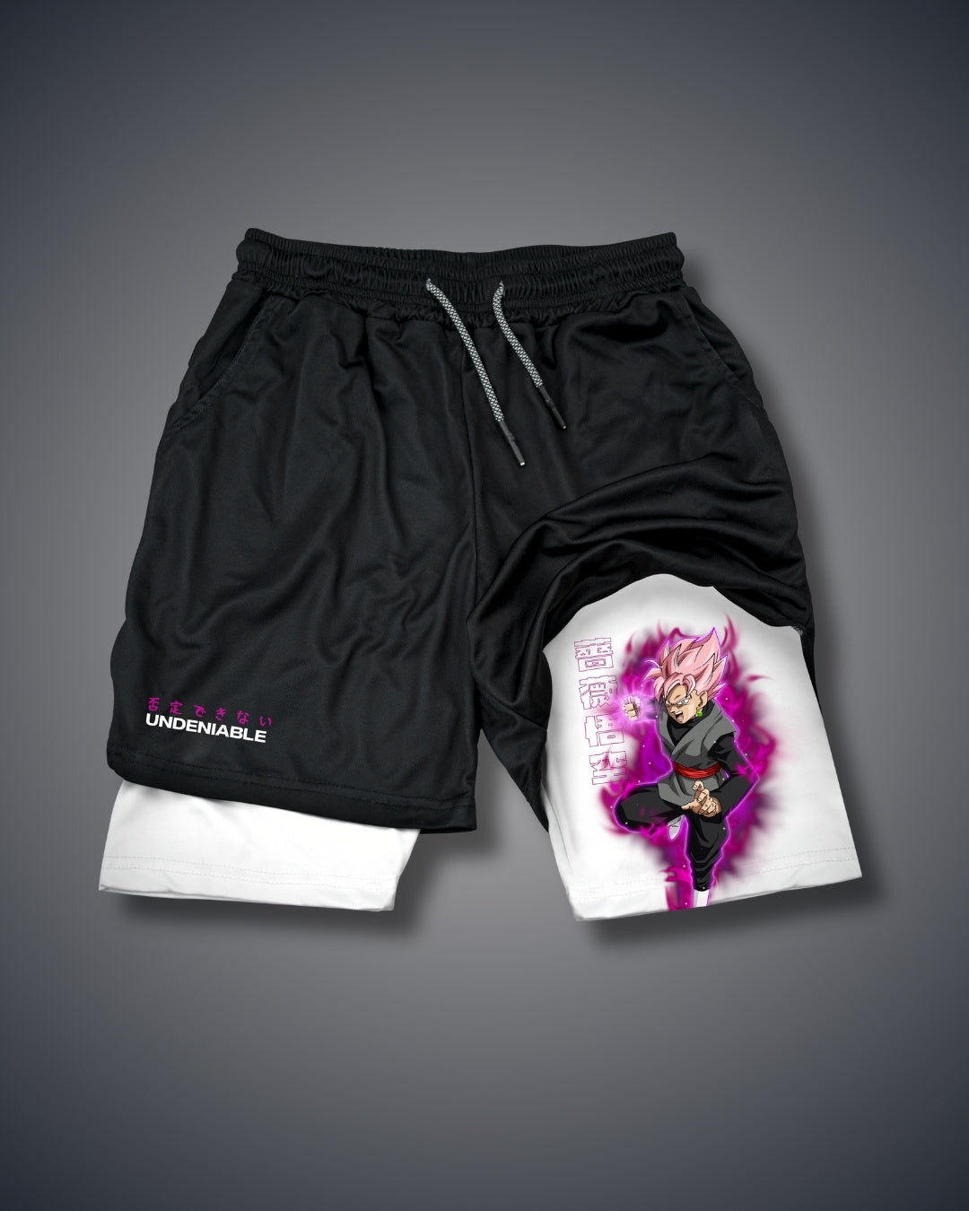 Dragon Ball Rose Goku White Performance Shorts Performance shorts