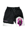 Dragon Ball Rose Goku White Performance Shorts Performance shorts
