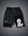 Demon Slayer Rui Performance Shorts Black Performance shorts