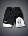 Demon Slayer Rui Performance Shorts White Performance shorts