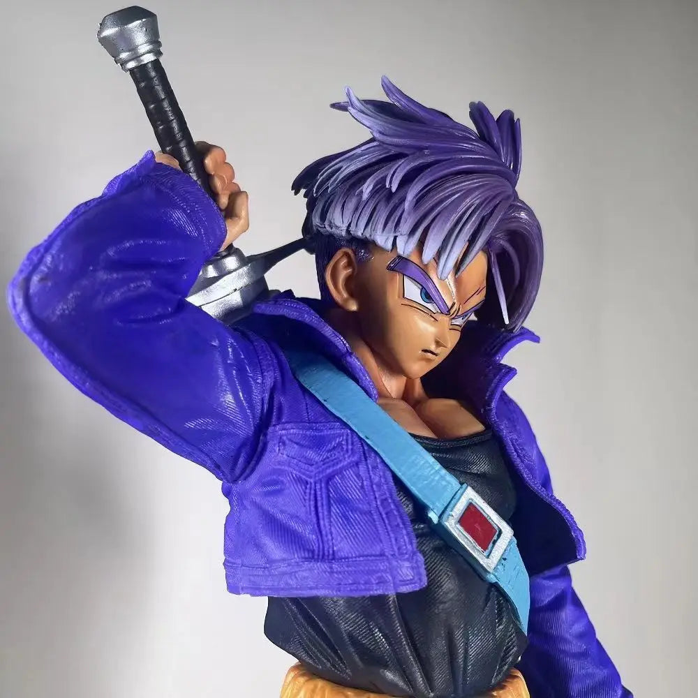 Anime Dragon Ball 44cm Cute Torankusu Super Saiyan Gk Action Figure Model Doll Decoration Toys Present Birthday For Children