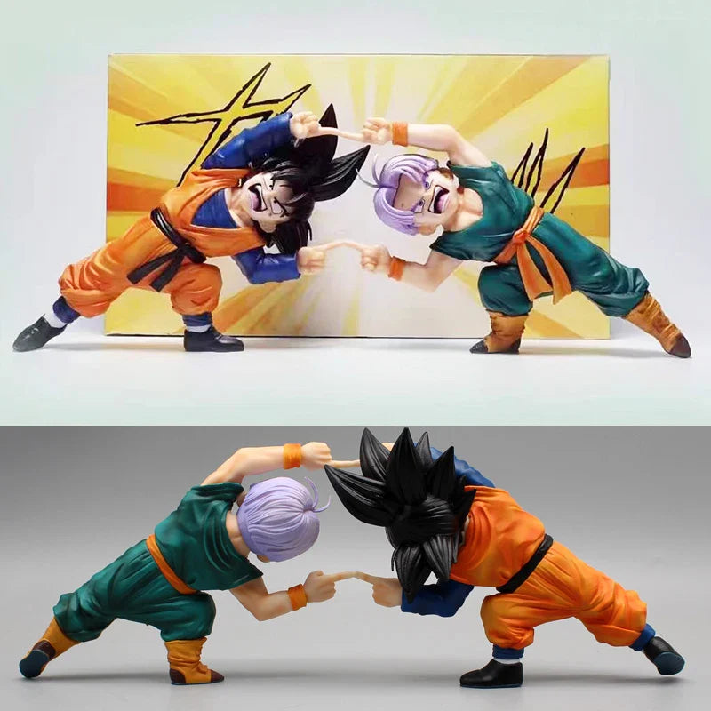 Anime Dragon Ball Z Figurine Gk Gotenks Action Figure Combined Trunks Goten Figure Statue PVC Collection Doll Decoration Toys