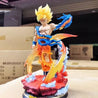 27cm Dragon Ball Z Anime Figure Gk Son Goku Action Figure Super Saiyan Statue Pvc Figure Model Toys Ornament Collection Doll Kid 27cm