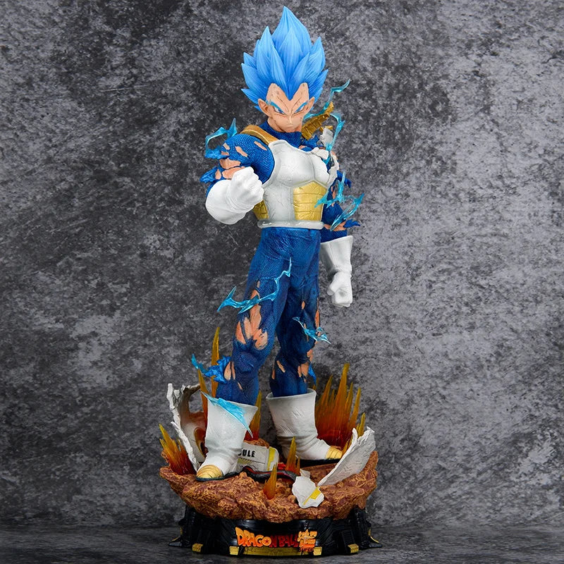 Dragon Ball Vegeta Figure 3 Heads 23cm Pvc Model Action Figures Gk Statue Collection Room Decoration Model Kids Birthday Gifts
