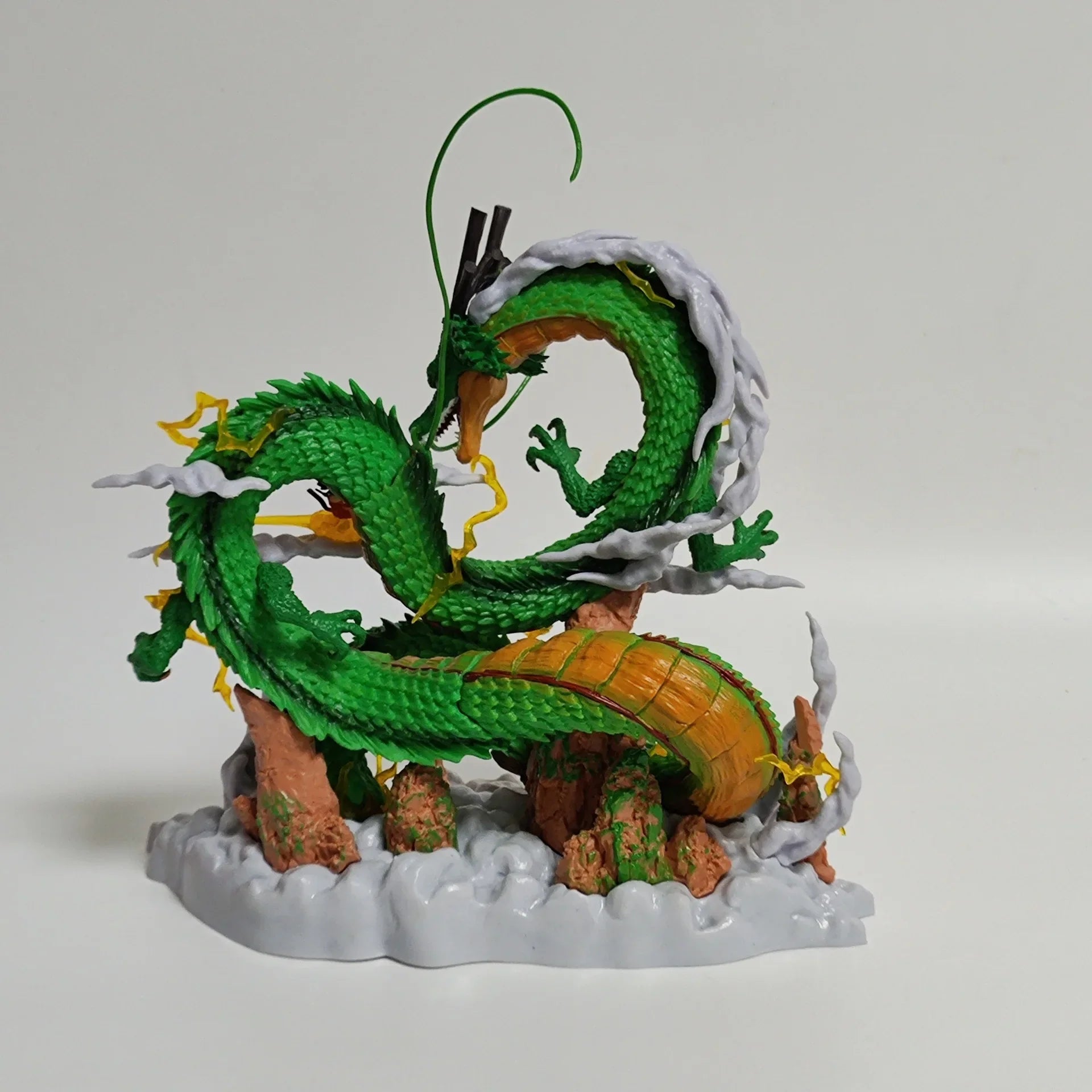 24cm Dragon Ball Anime Figure Shenron Figure Goku And Shenron Figurine Model Pvc Statue Doll Collection Decoration Room Toy Gift