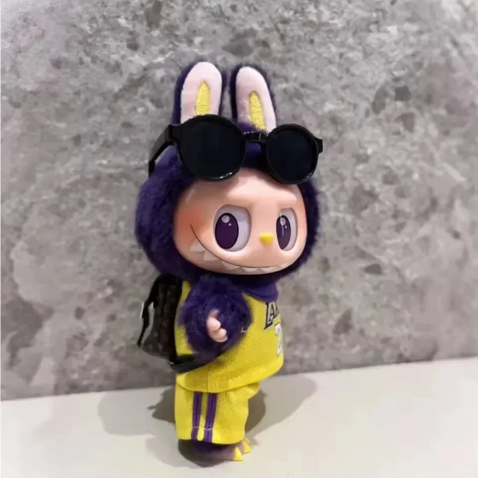 Handmade Labubu Lakers Outfit Doll Outfit