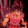38cm Dragon Ball Goku 10 Times Kaiouken Charge Anime Figure Model Statue Boys Collection Desktop Decoration Ornament Toys Gifts