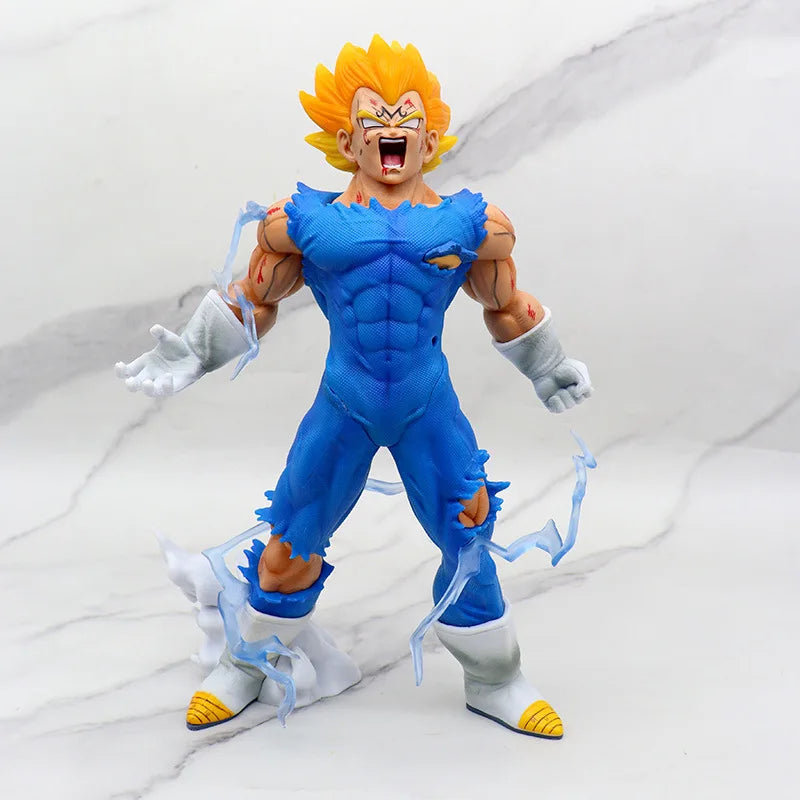 27cm Dragon Ball Self Destructing Vegeta Demonized Vegeta Action Figurin Model Pvc Statue Doll Statue Model Collection Toys Gift