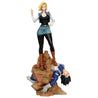 25cm Dragon Ball Z Anime Figures Android 18 Vs Vegeta Action Figure Android 18 GK Pvc Statue Model Doll Figurine Toys Gift