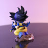 Anime Dragon Ball Q Version Figures Childhood Goku Holding Poole PVC 10cm Collection Model Toys as Decorative Gifts