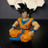 13cm/5.1 inch Dragon Ball cartoon character sitting Sun Wukong Figurine Model Collection Decoration Ornaments Toys Gift
