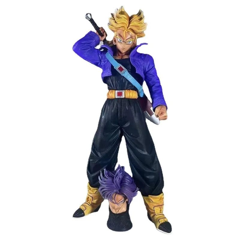 Anime Dragon Ball 44cm Cute Torankusu Super Saiyan Gk Action Figure Model Doll Decoration Toys Present Birthday For Children