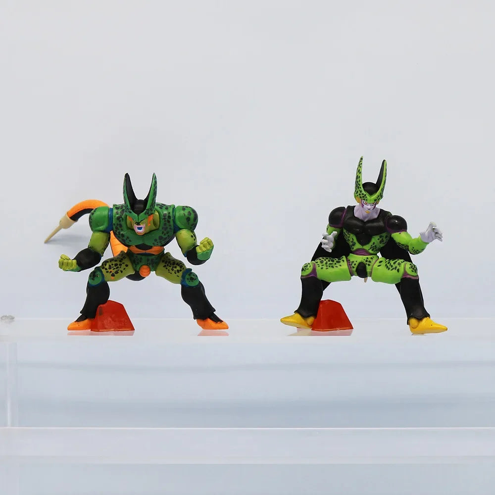 7pcs/set Dragon Ball Z Cell Figure Perfect Cell First Form Pvc Action Figures Collection Model Toys For Children Adult Gifts