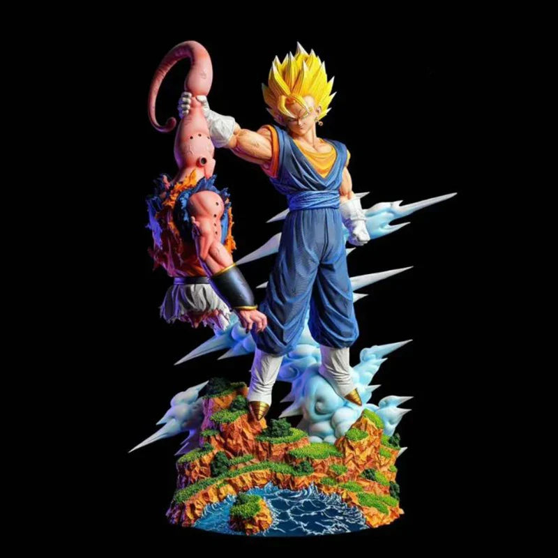 33cm Cs Vegetto Vs Buu Model Dragon Ball Action Figure Super Saiyan Pvc Statue Doll Collection Desktop Ornament Kids Toys Gifts