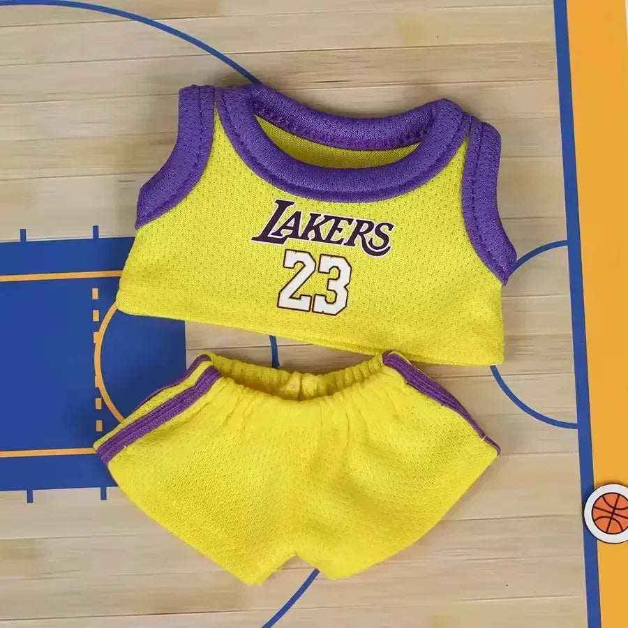 Handmade Labubu Lakers Outfit Style 3 Doll Outfit