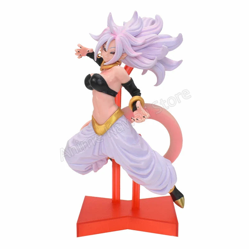 Dragon Ball Z Majin Buu PVC Action Figures Android 21 Transforms Sinister Female Buu Figurine Anime Collectible Model Toys Default Title